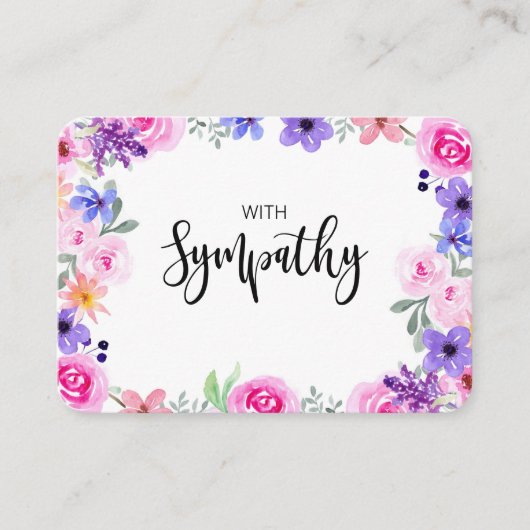 In Memory Sympathy Memorial Angel keepomwille gift Visitekaartje (Voorkant)