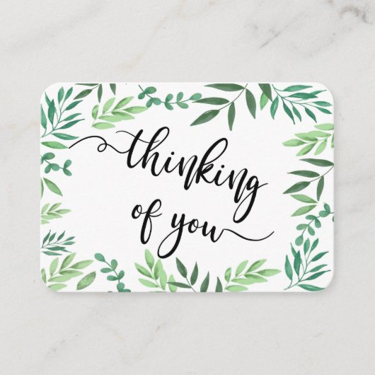 In Memory Sympathy Memorial Angel keepomwille gift Visitekaartje (Voorkant)