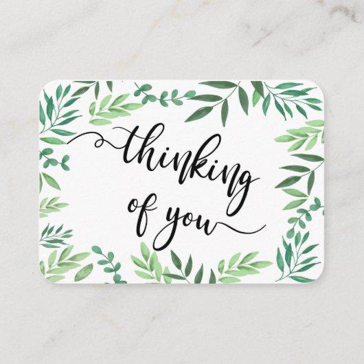 In Memory Sympathy Memorial Angel keepomwille gift Visitekaartje (Achterkant)