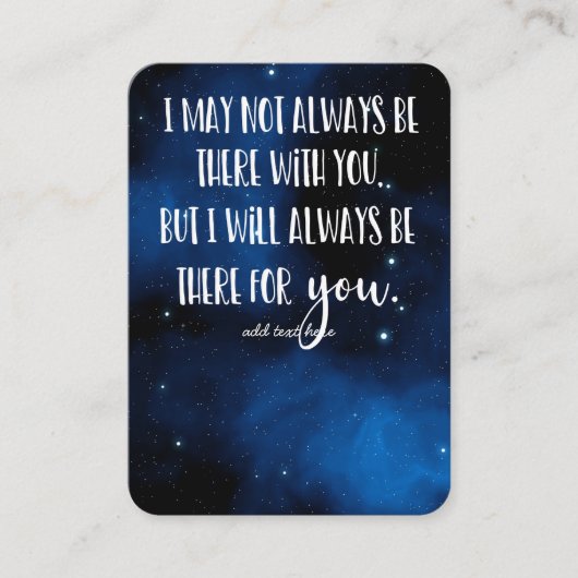 In Memory Sympathy Memorial Angel keepomwille gift Visitekaartje (Voorkant)