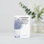 In Memory Sympathy Memorial Angel keepomwille gift Visitekaartje (Staand voorkant)