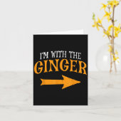 In Met Ginger Halloween Kostuum Grappige Paren Gin Kaart (Gele Bloem)