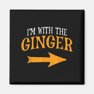In Met Ginger Halloween Kostuum Grappige Paren Gin Magneet