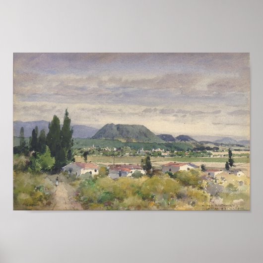 In Mexico: William Henry Holmes Waterverf Fine Art Poster (Voorkant)