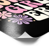 In Mij Era Als Bloemenmeisje Retro Groovy Bloem Foto Afdruk (Hoek)