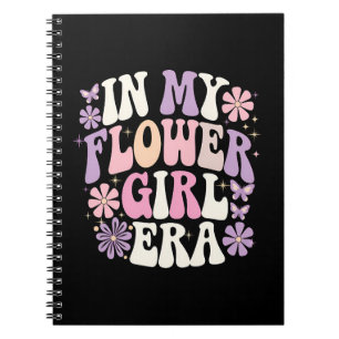 In Mij Era Als Bloemenmeisje Retro Groovy Bloem Notitieboek