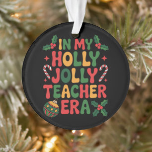 In Mij Era Als Lollige Juf Kerstmis Xmas Snoepgoed Ornament