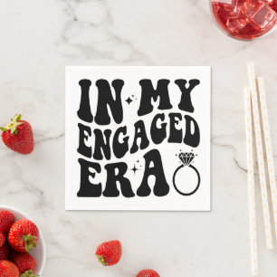 In Mij Era Verloofd Meisje Verloving Bridal Shower Servet