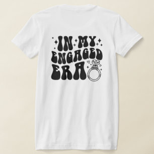 In Mij Verloofde Tijdperk Retro Groovy Bruid (Op A T-shirt