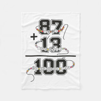 In mijn 100 dagen schooltijd grappige vriendschap  fleece deken