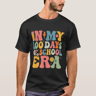 In mijn 100 dagen schooltijd Shirt Retro Groovy 10