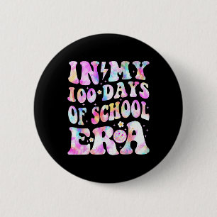 In mijn 100 dagen van het schooltijdperk retro gli ronde button 5,7 cm