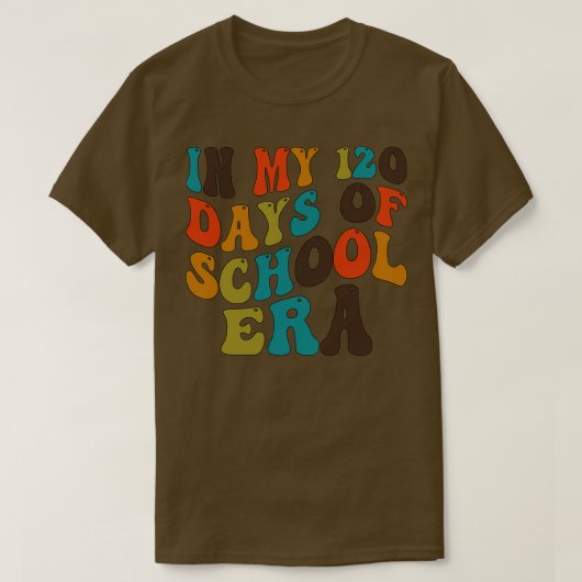 In mijn 120 dagen schooltijd t-shirt (Design voorkant)