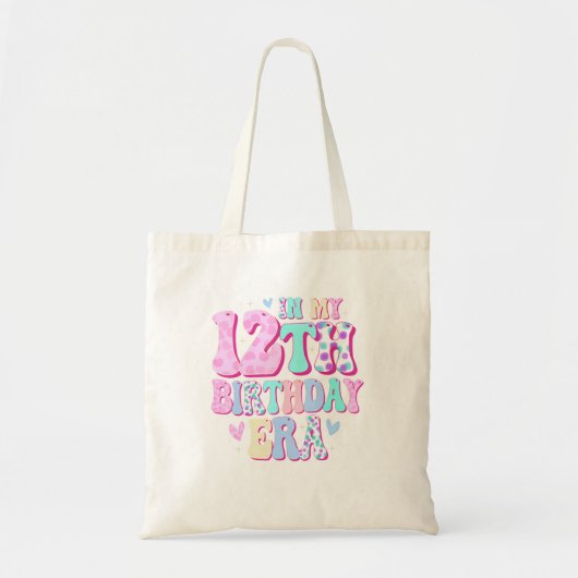 In mijn 12e verjaardag tijdperk meisje geschenken  tote bag (Voorkant)
