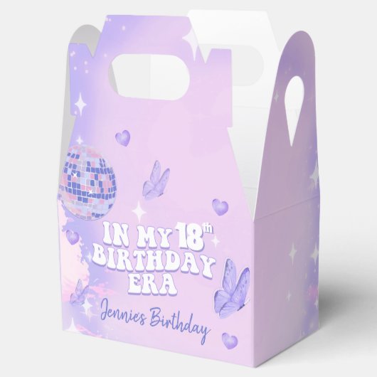 In mijn 18e verjaardag tijdperk feest bedankdoosjes (Geopend)