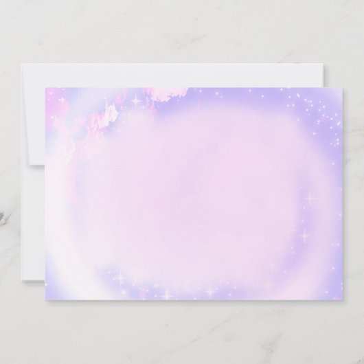 In mijn 18e verjaardag tijdperk feest bedankkaart (Achterkant)