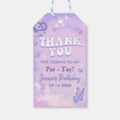 In mijn 18e verjaardag tijdperk feest cadeaulabel (Voorkant)