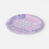 In mijn 18e verjaardag tijdperk feest papieren bordje (Gekanteld)