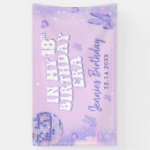 In mijn 18e verjaardag tijdperk feest spandoek (Verticaal)