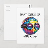 In mijn 2024 Solar Eclipse tijdperk Briefkaart (Voorkant / Achterkant)