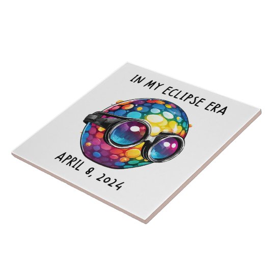 In mijn 2024 Solar Eclipse tijdperk Tegeltje (Zijkant)
