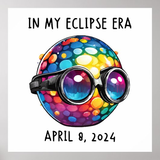 In Mijn 2024 Zonsverduistering Era Poster (Voorkant)