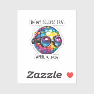 In Mijn 2024 Zonsverduistering Tijdperk Sticker