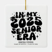 In mijn 2025 Senior Era Keramisch Ornament (Achterkant)