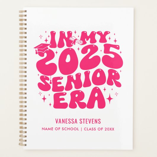 In mijn 2025 Senior Era Planner (Voorkant)