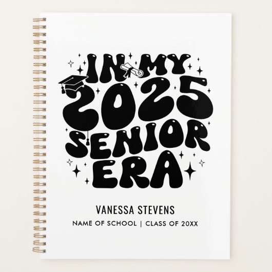 In mijn 2025 Senior Era Planner (Voorkant)
