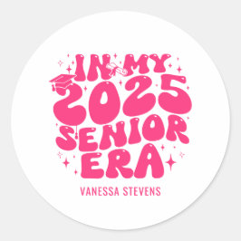 In mijn 2025 Senior Era Ronde Sticker