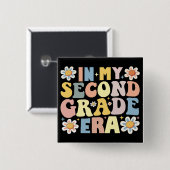 In mijn 2e klas tijdperk vierkante button 5,1 cm (Voorkant /achterkant)