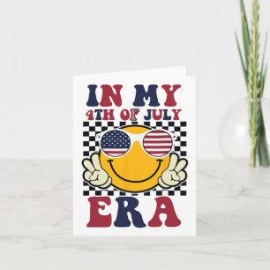 In mijn 4 juli tijdperk grappige patriottische USA Kaart