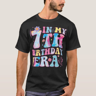 In mijn 7e verjaardag tijdperk zeven dagen 7 jaar t-shirt