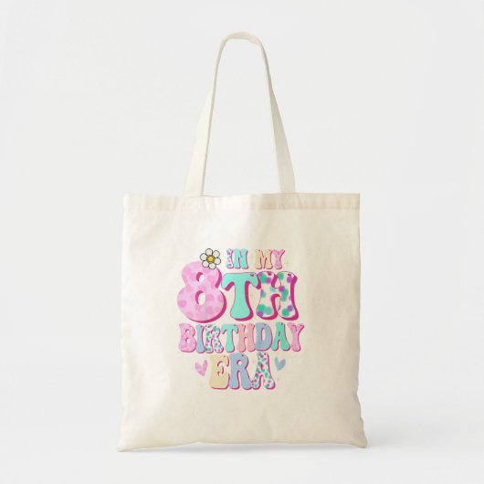 In mijn 8e verjaardag tijdperk meisje geschenken a tote bag (Voorkant)