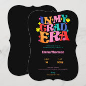 In mijn afstudeertijd uitnodigingen voor de diplom (Voorkant / Achterkant)