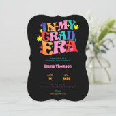 In mijn afstudeertijd uitnodigingen voor de diplom (Staand voorkant)