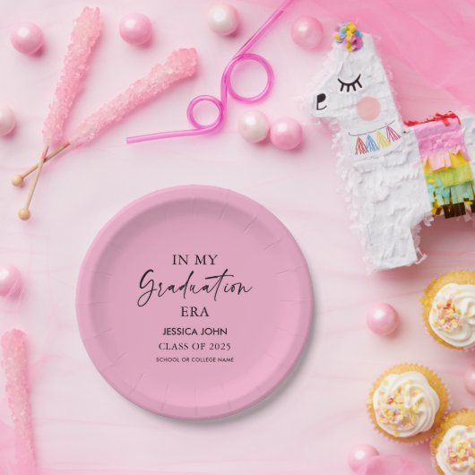 In mijn afstuderen tijdperk grappig Afstuderen Papieren Bordje (Feest)