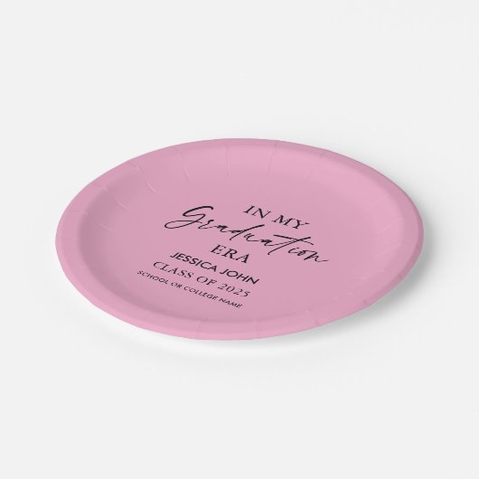 In mijn afstuderen tijdperk grappig Afstuderen Papieren Bordje (Gekanteld)