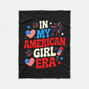 In mijn American Girl-tijdperk retro 4 juli Amerik Fleece Deken