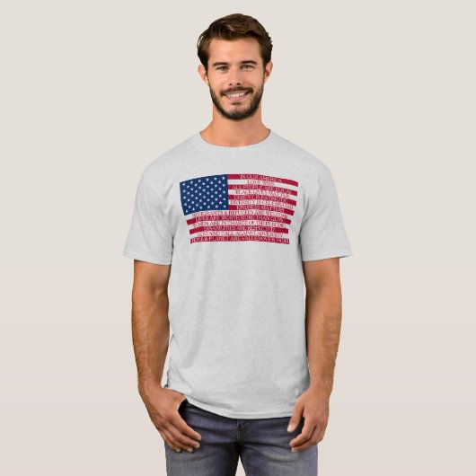 In mijn Amerika T-shirt (Voorkant volledig)