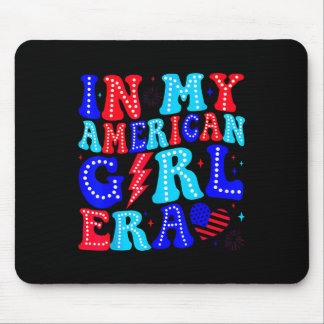 In Mijn Amerikaanse Meisje Era Retro 4 juli Vierde Muismat