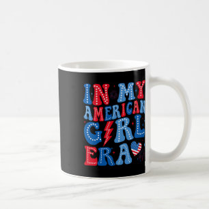 In mijn Amerikaanse Meisje Era Retro 4th of July G Koffiemok