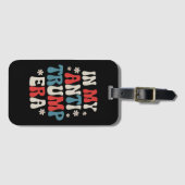 In mijn anti-Trump-tijdperk 2024 Anti MAGA Anti Re Bagagelabel (Voorkant (horizontaal))