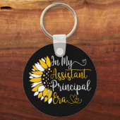 In mijn assistent schoolhoofd tijdperk leraar grap sleutelhanger (Achterkant)