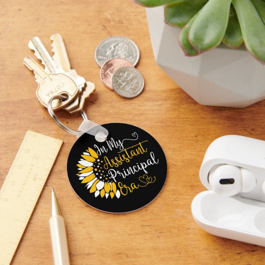 In mijn assistent schoolhoofd tijdperk leraar grap sleutelhanger (Bureau)
