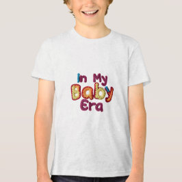 In mijn Baby tijdperk gehaakte stijl ontwerp Tri-Blend Shirt