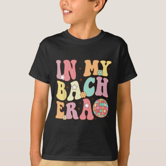 In mijn Bach tijdperk Groovy Bride Squad Bridesmai T-shirt (Voorkant)