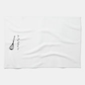 "In mijn baktijdperk" met de hand getekende schets Theedoek (Horizontaal)