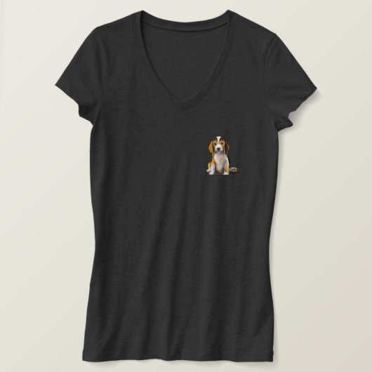 In mijn Beagle mama tijdperk T-shirt (Design voorkant)